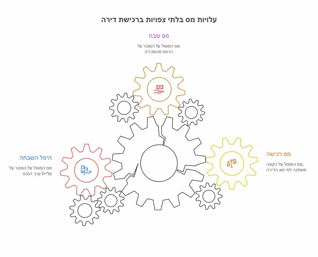 עלויות מס בלתי צפויות ברכישת דירה - עורכת דין מור עדה משרד עורכי דין